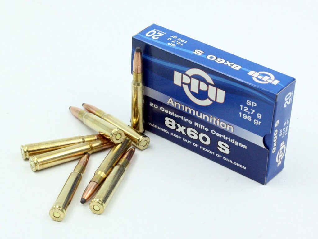 Náboj Kulový PPU 8x60S SP 196 GR