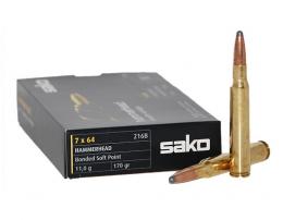 Náboj kulový SAKO 7x64, Hammerhead 11 g