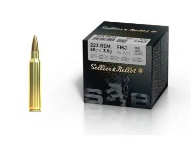 Náboj kulový SB 223 Rem., FMJ 3,6g