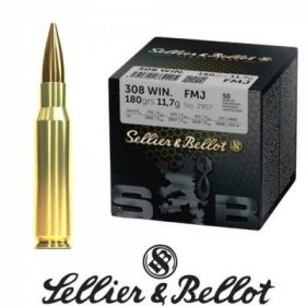 Náboj kulový SB 308 Win., FMJ 11,7g