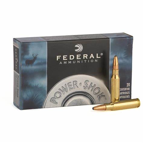 Náboj kulový FEDERAL Power Shok, 8 mm Mauser, SP 170 GR