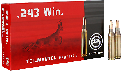 Náboj kulový GECO, 243 Win., SP (TM) 6,8 g