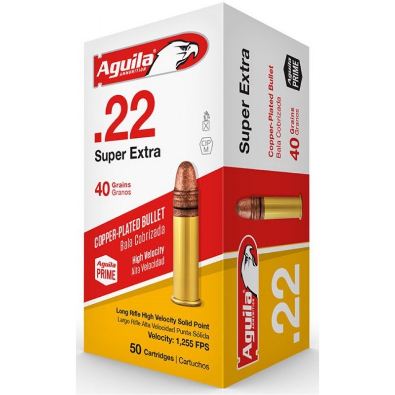 Náboj kulový AQUILA, 22 LR,  Super Extra SP, 40 GR