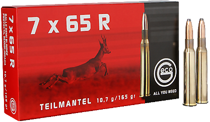 Náboj kulový GECO, 7x65R, SP (TM) 10,7 g