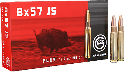 Náboj kulový GECO, 8x57 JS, Plus 12 g
