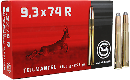 Náboj kulový GECO, 9,3x74R, SP (TM) 16,5 g