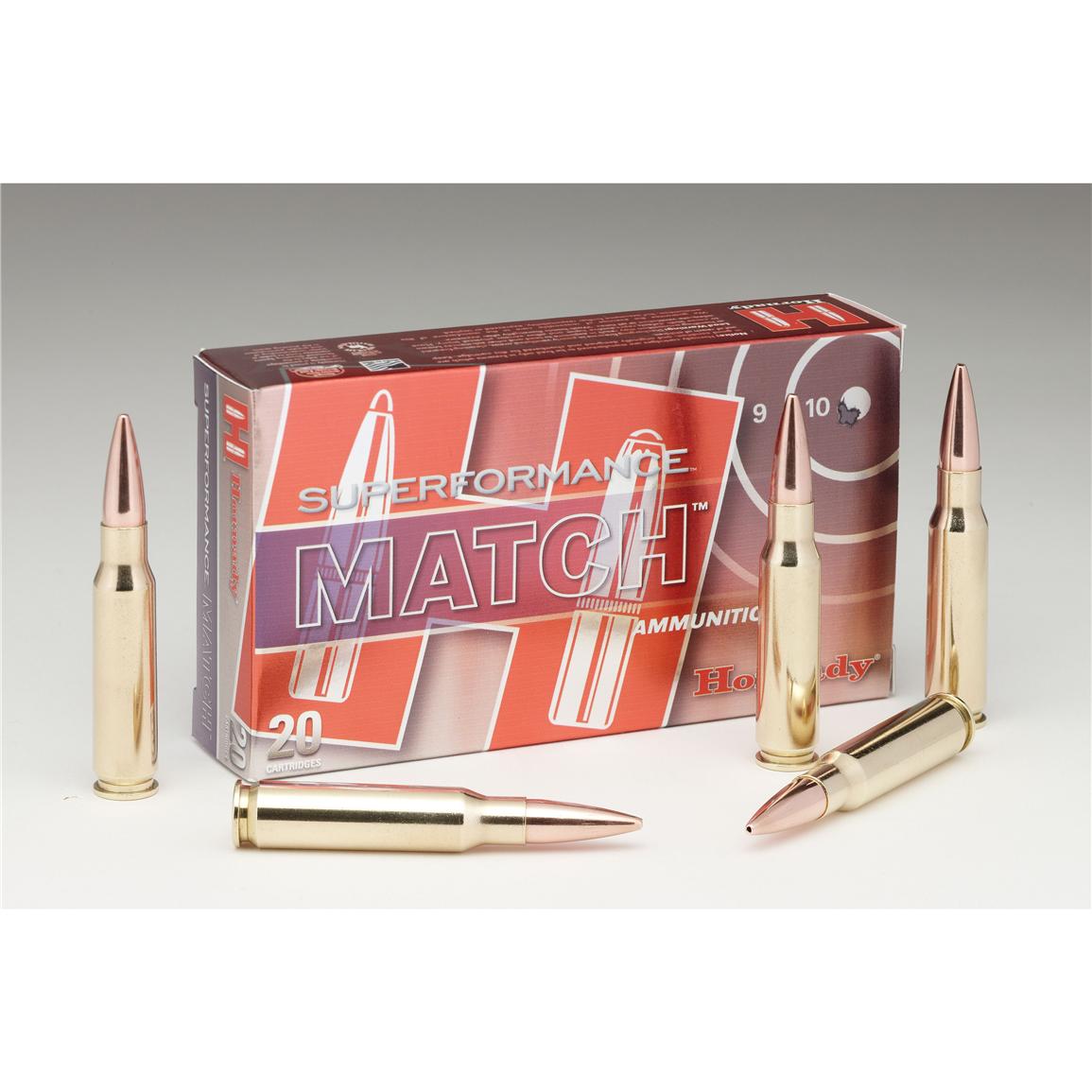 Náboj kulový HORNADY Superformance Match, 223 Rem., BTHP 75 GR