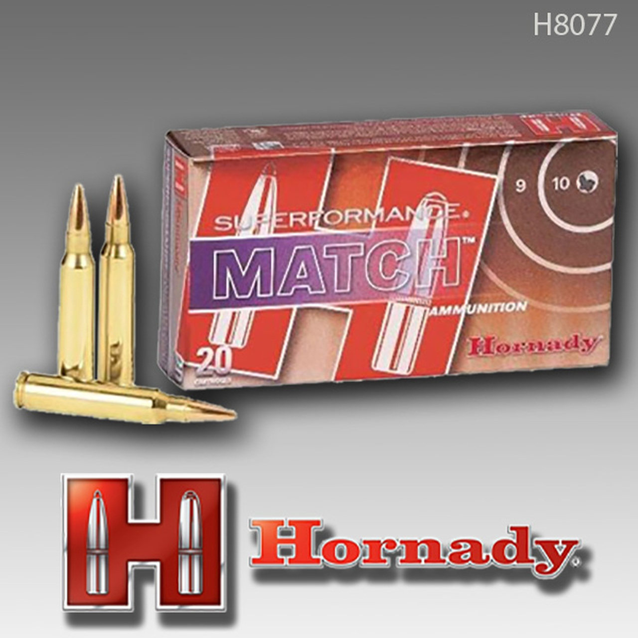 Náboj kulový HORNADY Superformance Match, 308 Win., BTHP 178 GR