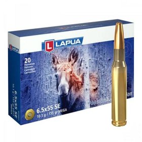 Náboj kulový LAPUA Mega, 6,5x55 SE, SP 10,1 g
