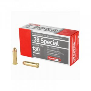 Náboj revolverový AQUILA 38 Special, FMJ 130GR