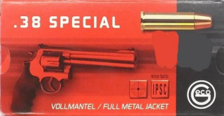 Náboj revolverový GECO 38 Special, FMJ 10,2g