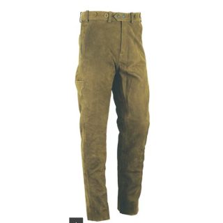 Kalhoty Carl Mayer, kožené, zelené